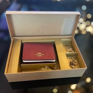 Coach small snap wallet